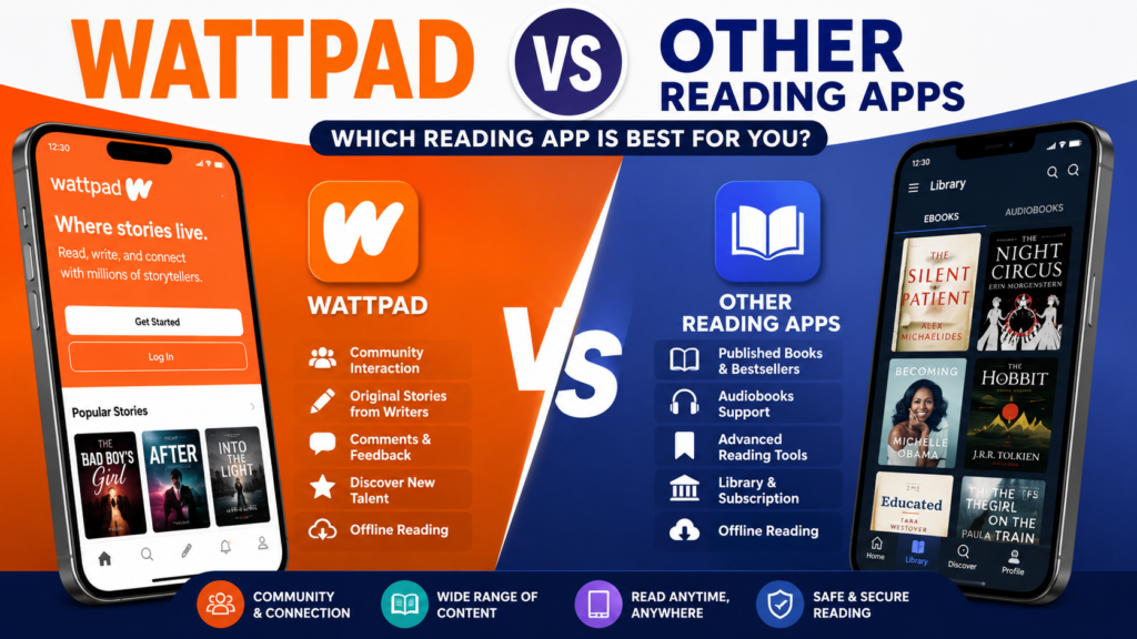 Wattpad vs Other Reading Apps